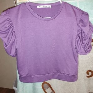 Puff sleeve top- brand new